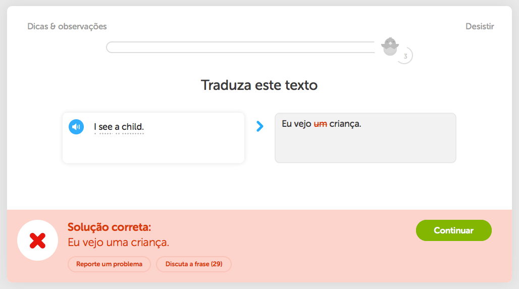 Feedback - Duolingo